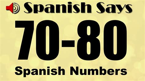 Los números del 1 al 10 en español. The numbers from 1 to 10 in Spanish are the following: 1 – uno 2 – dos 3 – tres 4 – cuatro 5 – cinco 6 – seis 7 – siete 8 – ocho 9 – nueve 10 – diez You can hear the Spanish pronunciation of each number in the video above.